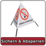 Sichern + Absperren