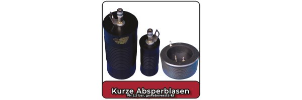 Kurze Absperrblasen