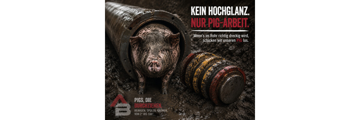 Reinigungsmolche für den Rohrleitungsbau – ehrlich, praktisch, ohne Schweinekram - Reinigungsmolche Rohrleitungsbau – Ratgeber | AB Industrie