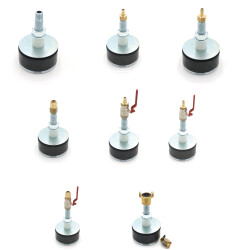 Rohrverschlu&szlig;, Hochdruck 12 bar, 85-266 mm mit Durchgang 190 - 205