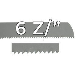 S&auml;geblatt Standard - 6 Z&auml;hne/Zoll - PE, PP und Graugu&szlig; 300 mm - DN 150