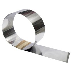 Anrei&szlig;band aus Edelstahl, 50 mm oder 100 mm breit