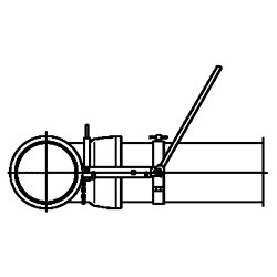 Verlegegerät für Muffenrohr - dimensionsvariabel