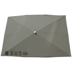 Baustellenschirm Rechteck 3,0 x 2,0 m, OLIVE - ohne Endh&uuml;lsen