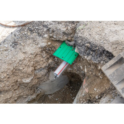 Schutzplatten "EarthGuard" 250 x 1000 mm Rot f&uuml;r Stromleitungen