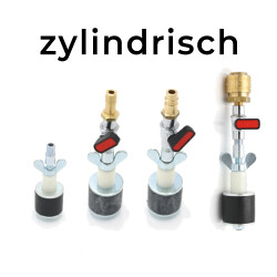 Rohrverschlu&szlig;, Hochdruck 8 bar, 11,8 - 99,0 mm einfach-mit Durchgang, Kugelhahn und Schlaucht&uuml;lle-38,5 - 45,0