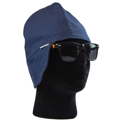Schwei&szlig;erm&uuml;tze &quot;CARY INSPIRED&quot; Blau-7 - 7/8