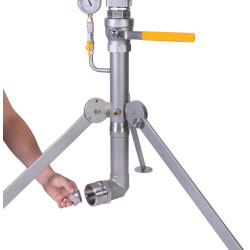 Gasfackel DN 50 (2&quot;) - Erdgas, Propan, Biogas, Stadtgas, Wasserstoff