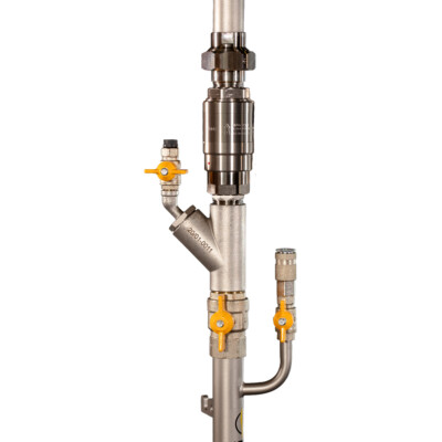 Abfackelger&auml;t DN 25 (1&quot;) - Erdgas, Propan, Biogas, Stadtgas, Wasserstoff PREMIUM mit Trolley
