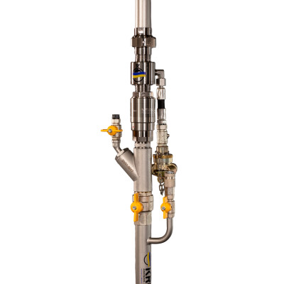 Abfackelger&auml;t DN 25 (1&quot;) - Erdgas, Propan, Biogas, Stadtgas, Wasserstoff PREMIUM PRO - mit Venturid&uuml;se &quot;VENKRO25&quot; - mit Trolley