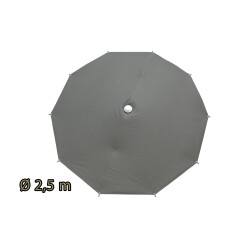 Baustellenschirm 2,5 m - verst&auml;rkte Ausf&uuml;hrung - OLIVE JA