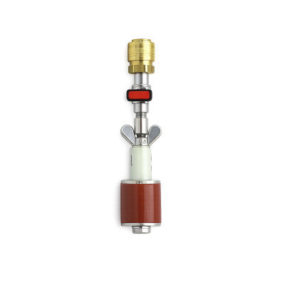 Silikon-Rohrverschlussstopfen 8 bar mit V2A-Edelstahltellern und Silikon-Dichtring