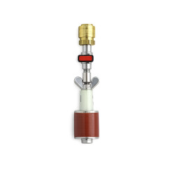 Silikon-Rohrverschlussstopfen 8 bar mit V2A-Edelstahltellern und Silikon-Dichtring