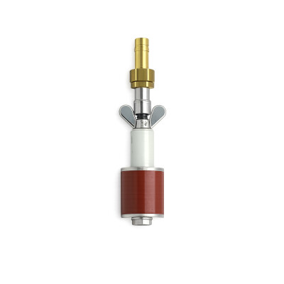 Silikon-Rohrverschlussstopfen 8 bar mit V2A-Edelstahltellern und Silikon-Dichtring