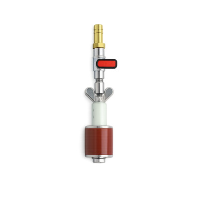 Silikon-Rohrverschlussstopfen 8 bar mit V2A-Edelstahltellern und Silikon-Dichtring