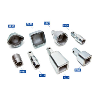 5030 - Schlüsseleinsatz 55x55mmx40mm lang vierkant